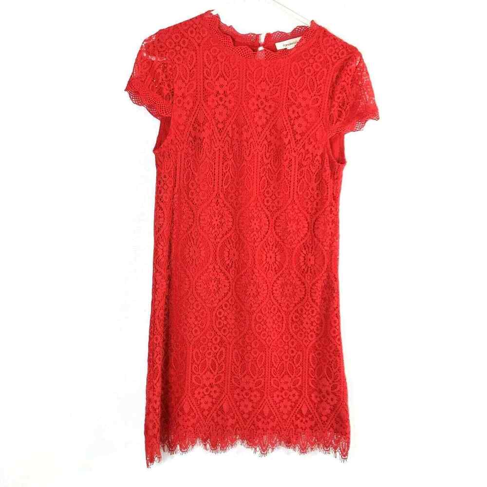 Womens Party Dress Size XS Red Lace Event Wedding Night Out Cruise Holiday‎